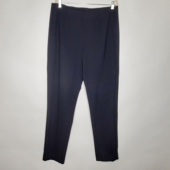 J. Jill Ponte Knit Slim Leg Pants Size Large TALL Black Hi-Rise Stretch Pull-on - Picture 15 of 15